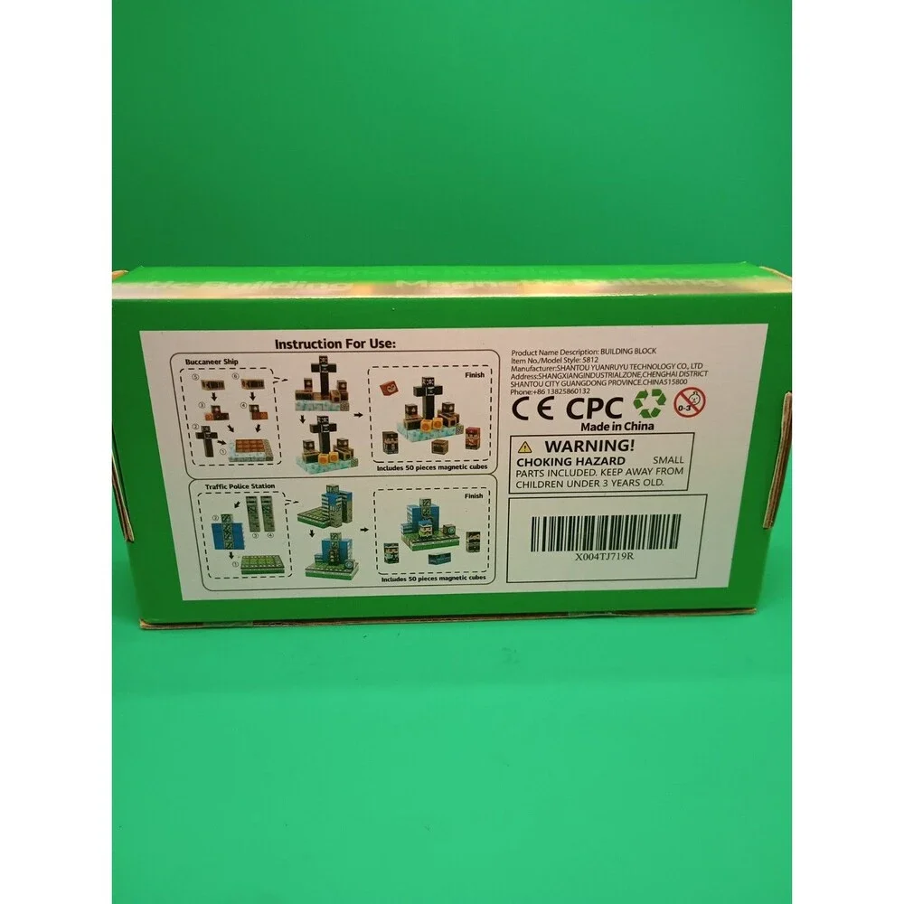 3D Magnetic Building Class Set Pirate / City Block